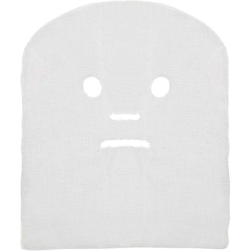 100 Count Cotton Gauze Facial Mask Spa Pre Cut Sheets Skin Treatment Pads gallery