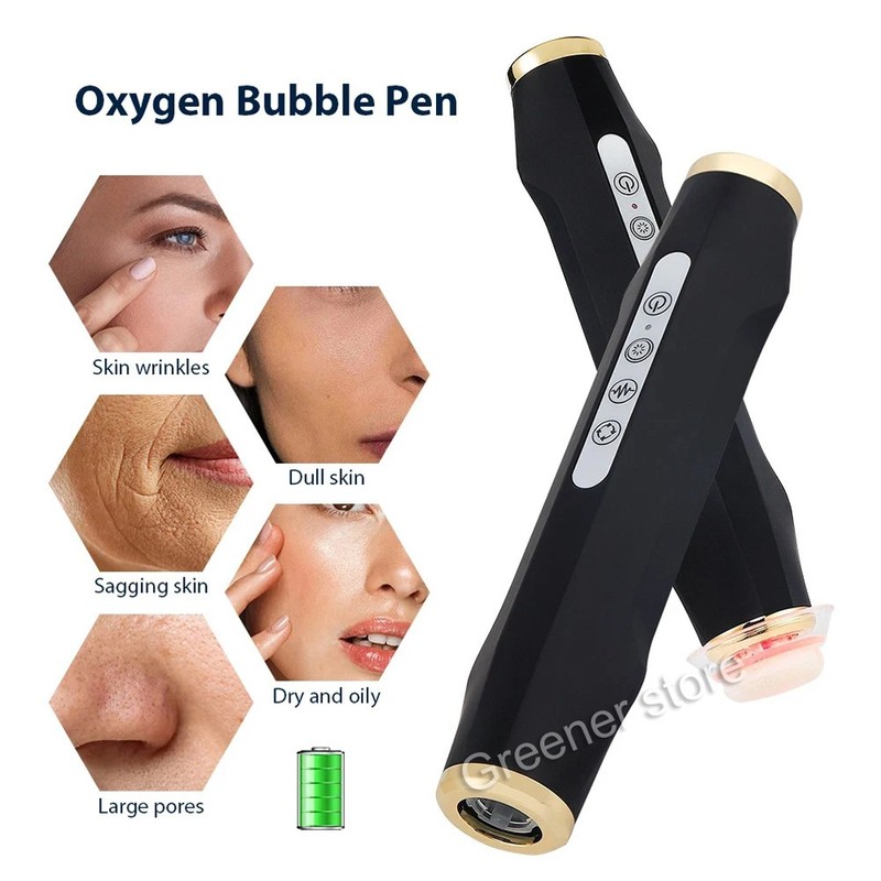 Facial SPA CO2 Bubble Oxygen Beauty Machine Gel Illumination Exfoliates Pods Kit gallery