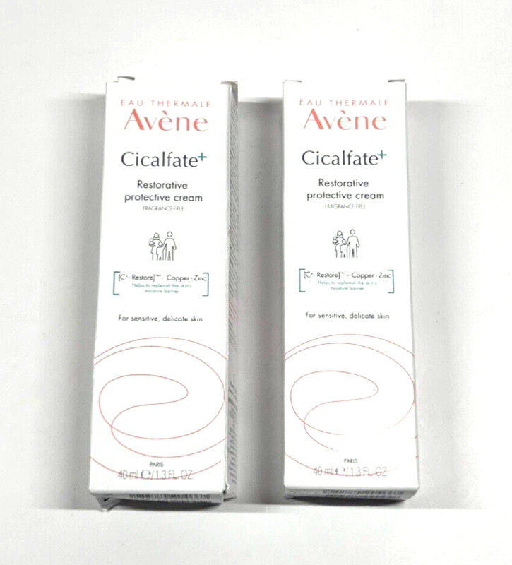 NEW 2 EAU THERMALE AVENE CICALFATE RESTORATIVE PROTECTIVE CREAM 1.3 FL OZ
