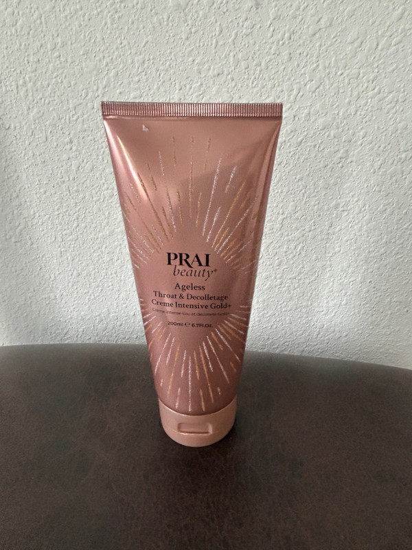 PRAI Beauty Ageless Throat & Decolletage Creme Intensive Gold+ 6.7 oz. Sealed