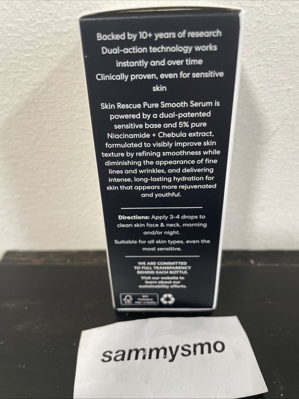 bareMinerals Skin Rescue Pure Smooth Serum Niacinamide + Chebula, 1 fl. oz. gallery