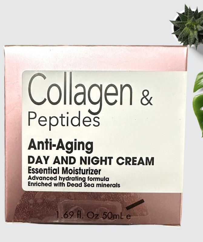 COLLAGEN & PEPTIDES ANTI-AGING DAY & NIGHT CREAM WITH DEAD SEA MINERALS