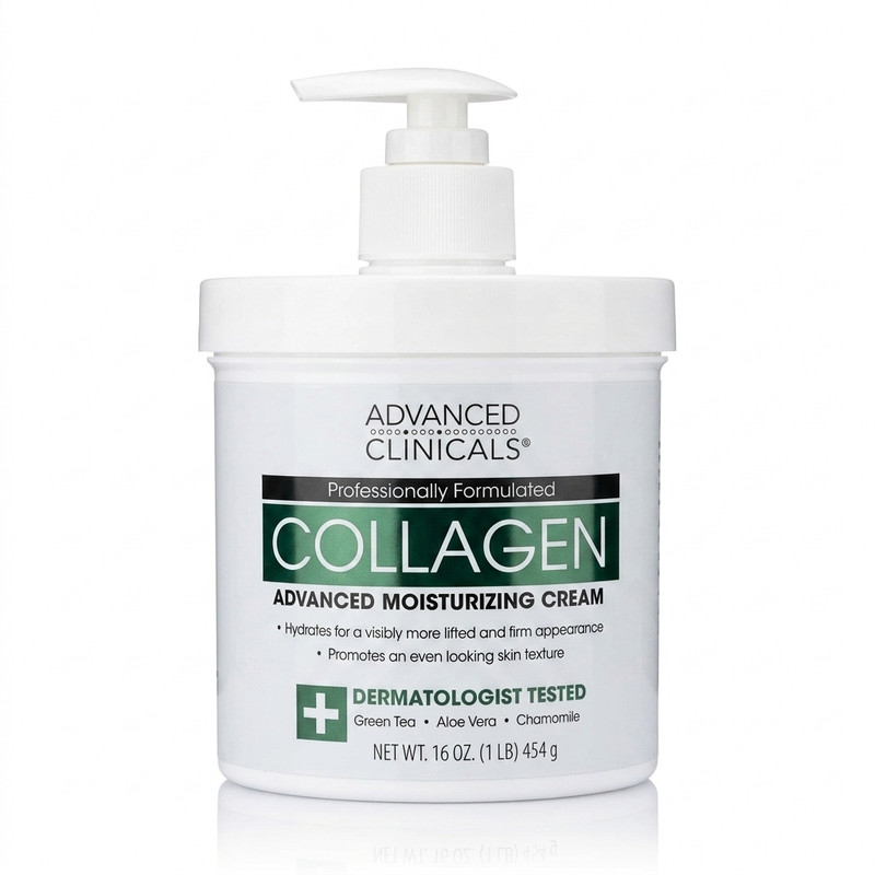Andvanced Clinicals Moisturizing Cream Retinol Collagen Tumeric + Vitamin C
