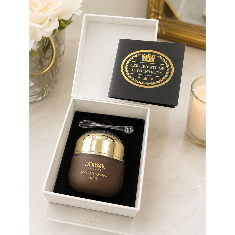 D’OR24K Prestige 24K Gold Facial Peel System Mask 1.7 oz NIB