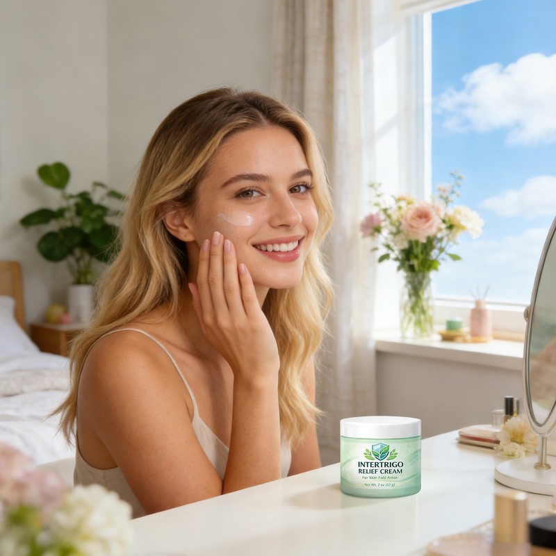 Intertrigo Relief Lotion, Skin Fold Chafing Cream With Zinc Oxide & Undecylenic gallery