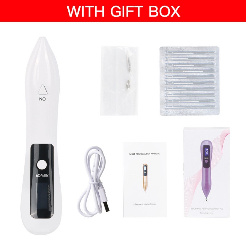 9 Level LED Plasma Pen Skin Label Black Spot Mole Freckle Removal Instrument