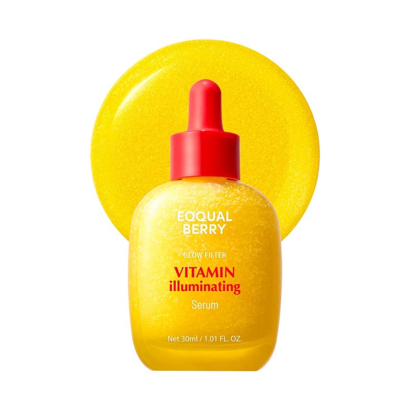 EQQUALBERRY Vitamin C Serum Niacinamide 4% Dark Spot Brightening Face 30ml