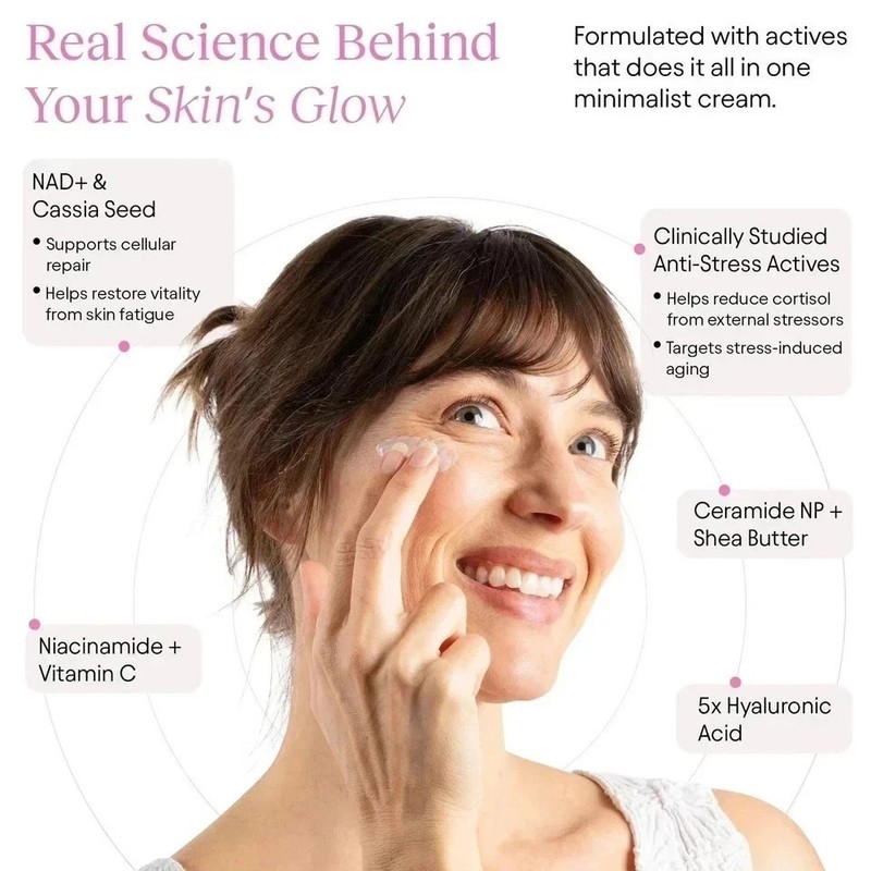JiYu NAD+ Hydrating Face Moisturizer Korean Anti-Aging Cream Radiant Firming NEW gallery