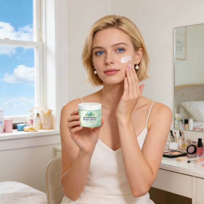 Intertrigo Relief Lotion, Skin Fold Chafing Cream With Zinc Oxide & Undecylenic gallery