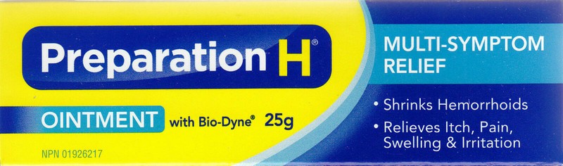 6X Canadian PREPARATION H Ointment Bio Dyne Multi Symptom Relief 25g LONG Expiry