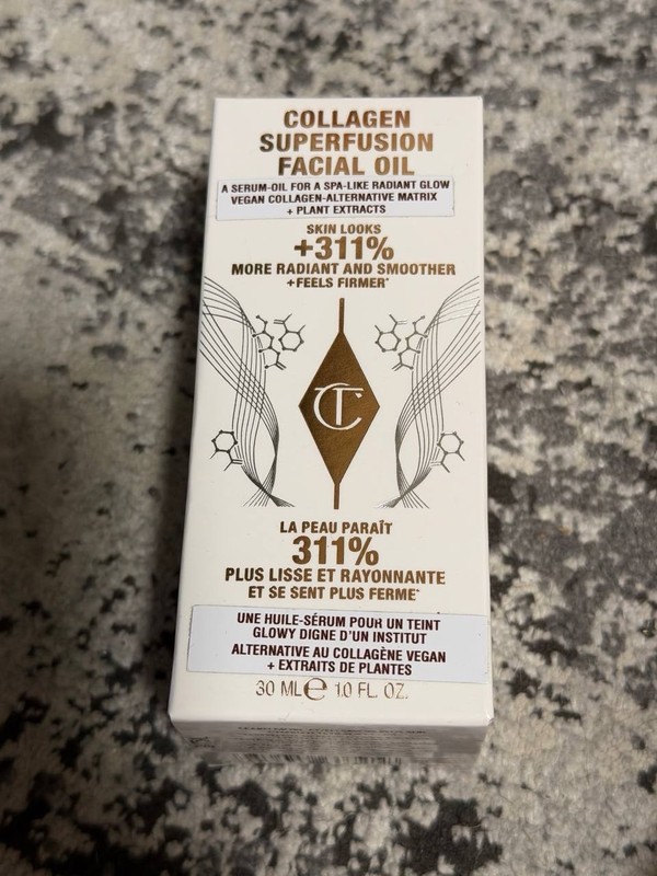CHARLOTTE TILBURY Collagen Superfusion Facial Oil, 1.0 fl oz / 30 ml New In Box