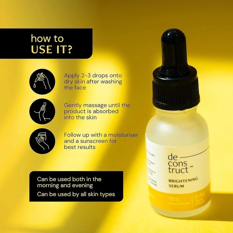 Deconstruct 10% Niacinamide 0.3% Alpha Arbutin Brightening Serum, 30ml gallery
