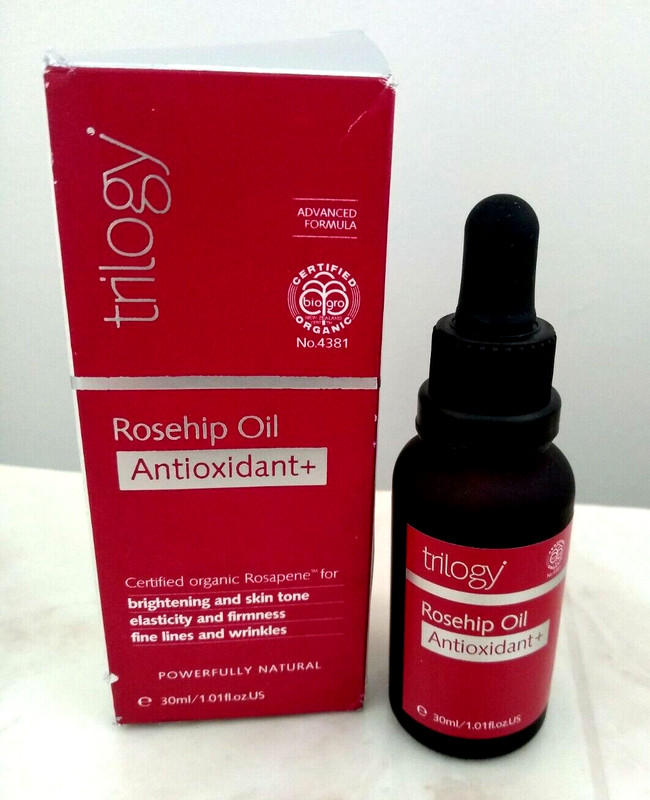 Trilogy Organic Rosehip Oil Antioxidant+ 1.01fl.oz/30ml Authentic