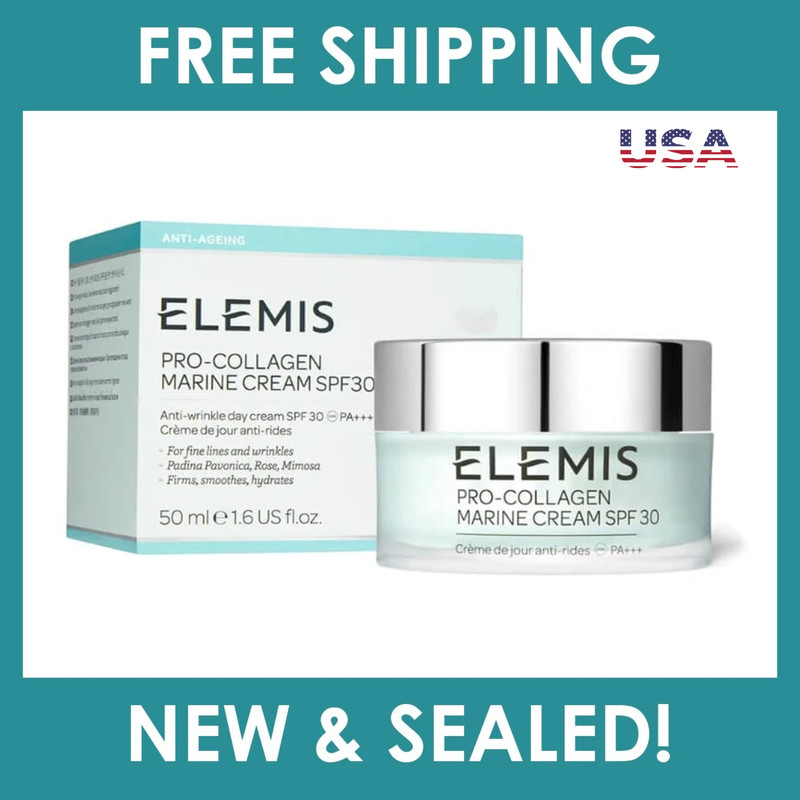 ELEMIS Pro-Collagen Marine Cream SPF 30 – Free Shipping – 50 ml / 1.6 oz – Sale