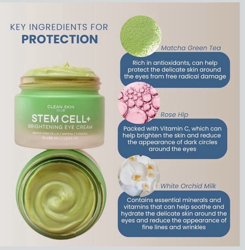 Stem Cell Eye Creme Face Wrinkles Skin Care Makeup Moisture Crow Puffy Collagen gallery