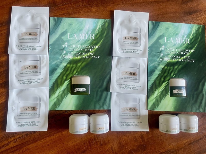 La Mer Sampler: Soft Cream, Fresh Cream, Night Recovery Concentrate – Authentic