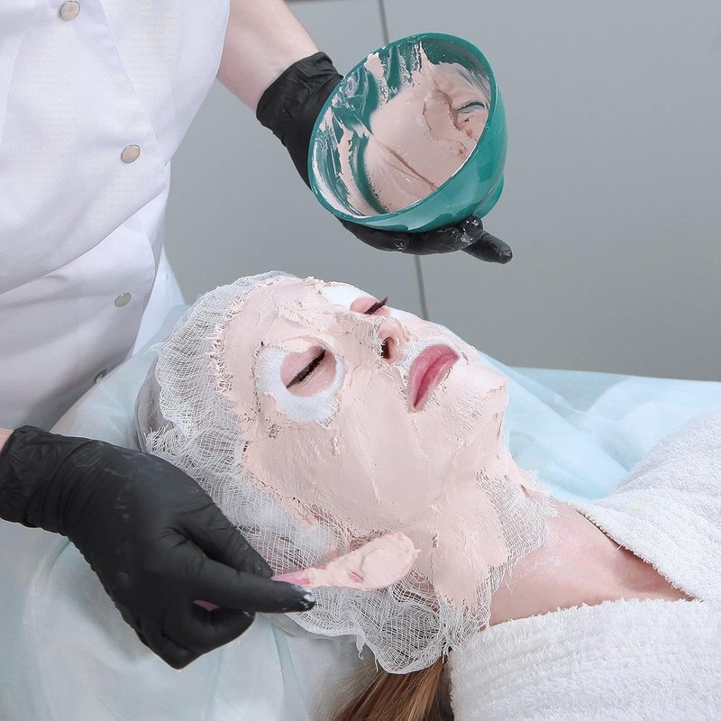 100 Count Cotton Gauze Facial Mask Spa Pre Cut Sheets Skin Treatment Pads gallery