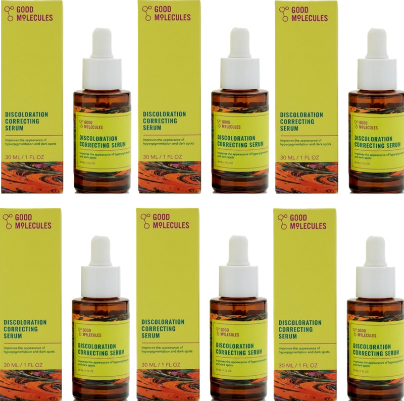 Good Molecules Discoloration Correcting Serum for Dark Spots 1 oz EACH 6PK
