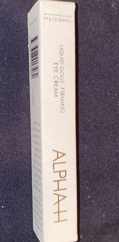Alpha-H Liquid Gold Firming Eye Cream .51 fl oz / 15ml – Brand New – Sealed
