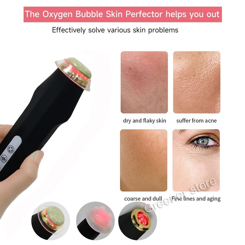 Facial SPA CO2 Bubble Oxygen Beauty Machine Gel Illumination Exfoliates Pods Kit gallery