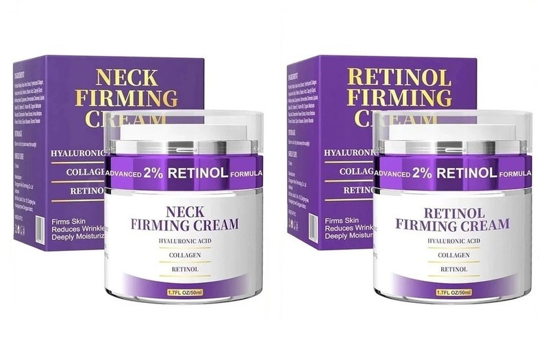 (2) Wrinkle Remover Anti Aging Retinol Face Cream Skin Tightening Firming 1.7 oz