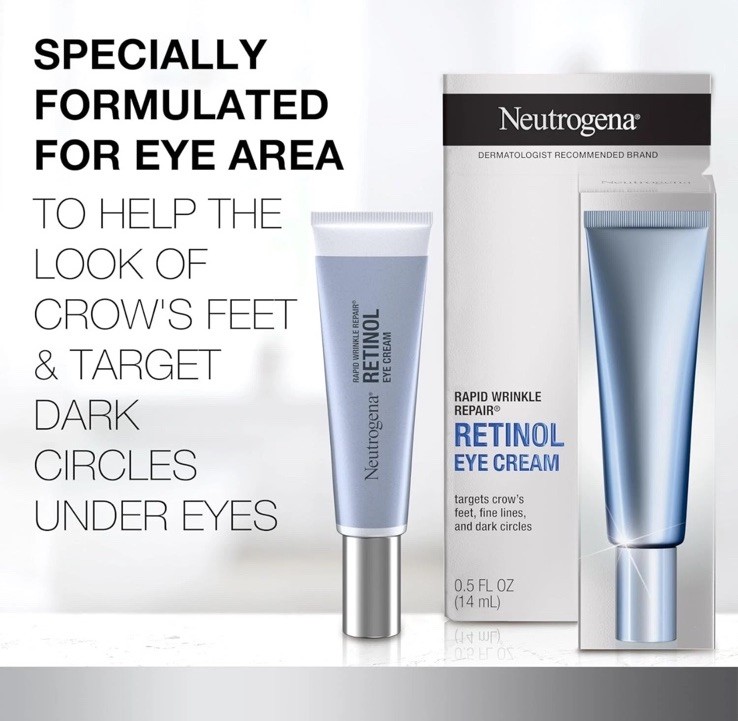 3 PACK - Neutrogena Rapid Wrinkle Repair Retinol Eye Cream 0.5 fl oz gallery