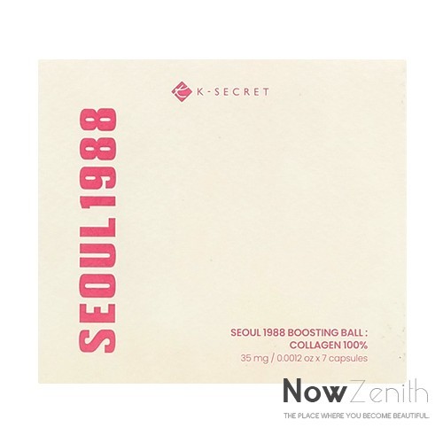 K-SECRET SEOUL 1988 Boosting Ball : Collagen 100% 1Pack (5mg x 7 capsules)