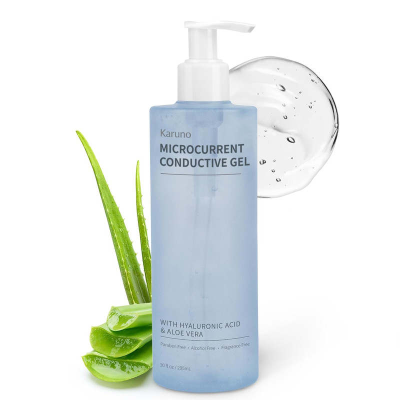 10Oz Microcurrent Conductive Gel – Hydrating Gel with Hyaluronic Acid & Aloe Ver gallery