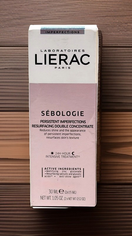 Lierac Sebologie Imperfections Resurfacing Day & Night Double Concentrate 30 ml.
