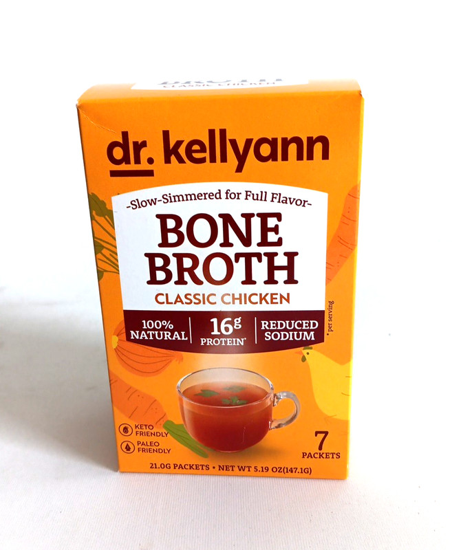 dr. kellyann Bone Broth Classic Chicken 7 packet box KETO PALEO FRIENDLY Sealed