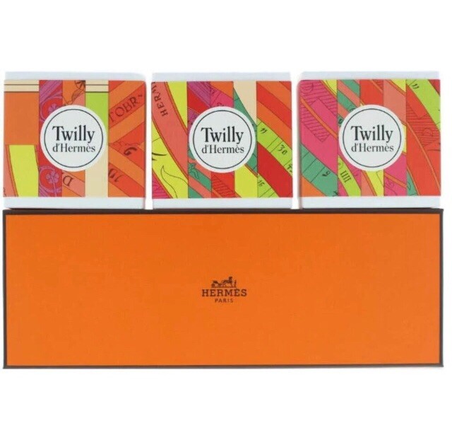 Hermes Twilly D&rsquo;hermes Perfumed Body Soap 3.5 oz 100 g, x3 Gift Box Set