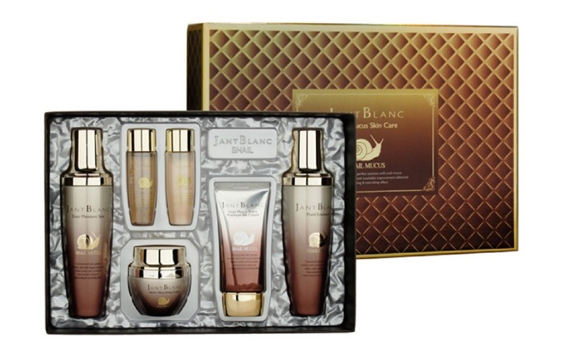 Jant Blac Snail Mucus Skin care Set Skin Emulsion BB cream Proactive skin care