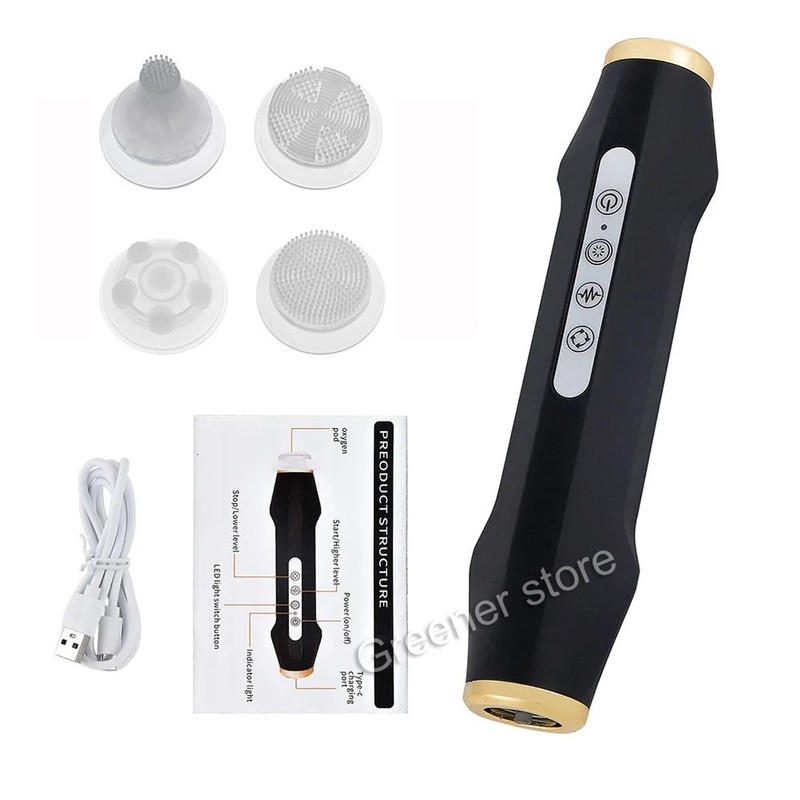 Facial SPA CO2 Bubble Oxygen Beauty Machine Gel Illumination Exfoliate Pods