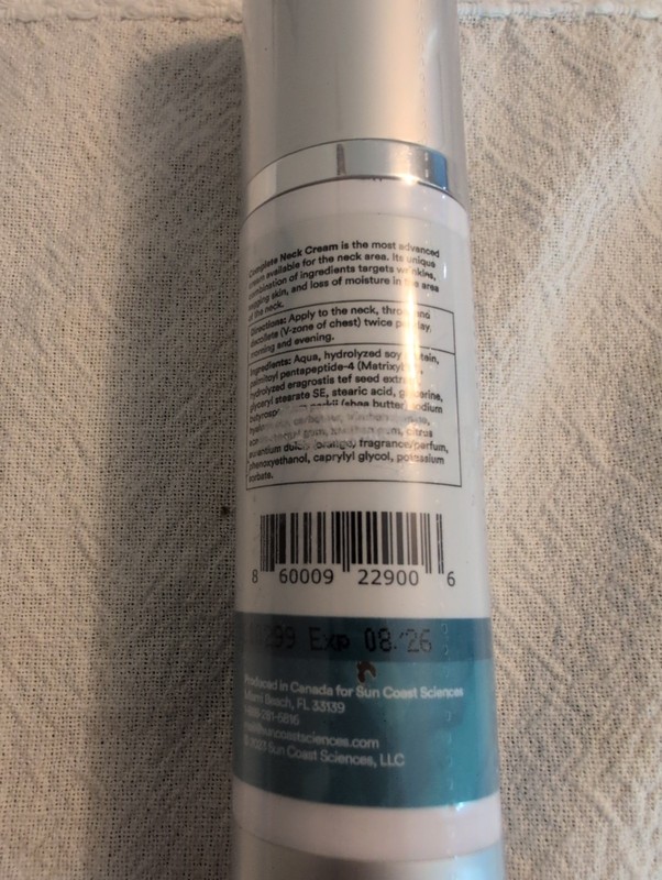 Sun Coast Sciences Complete Neck Cream 1.67oz Lifts, Tightens, Moistures New gallery
