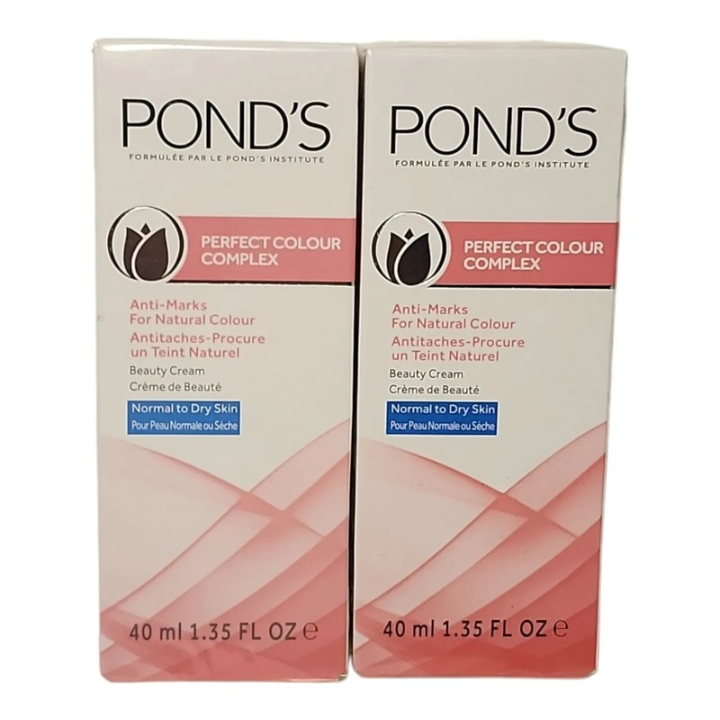 2 – POND&rsquo;S PERFECT COLOUR COMPLEX BEAUTY CREAM – 1.35 FL. OZ. EACH