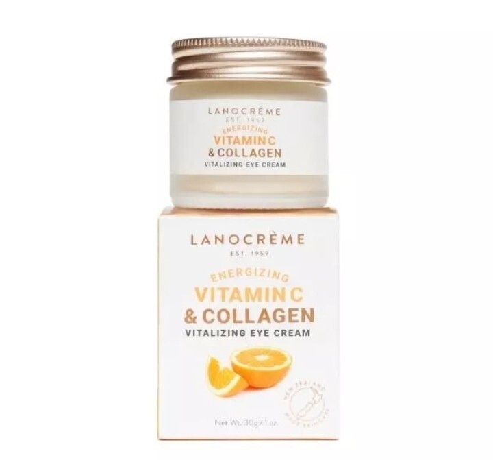Lanocreme Energizing Vitamin & Collagen Vitalizing Eye Cream 1oz 6:28 & 8:45