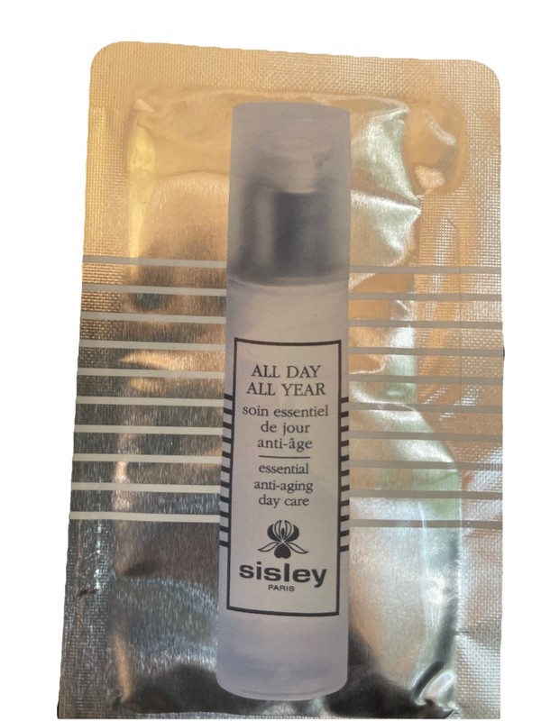 SISLEY ALL DAY ALL YEAR ESSENTIAL ANTI AGING PROTECTION SAMPLE 4 ML PACK OF 4