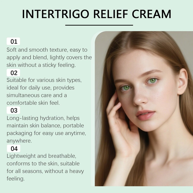 Intertrigo Relief Lotion, Skin Fold Chafing Cream With Zinc Oxide & Undecylenic gallery