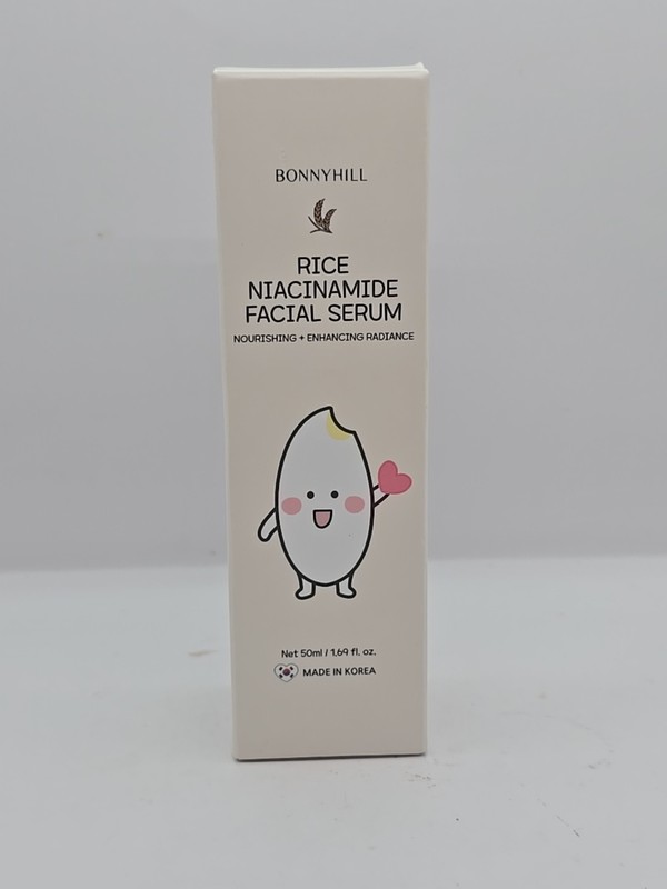 Korean Bonnyhill Rice Ninacinamide Facial Serum Hydration Radiance 50ml 1.69oz