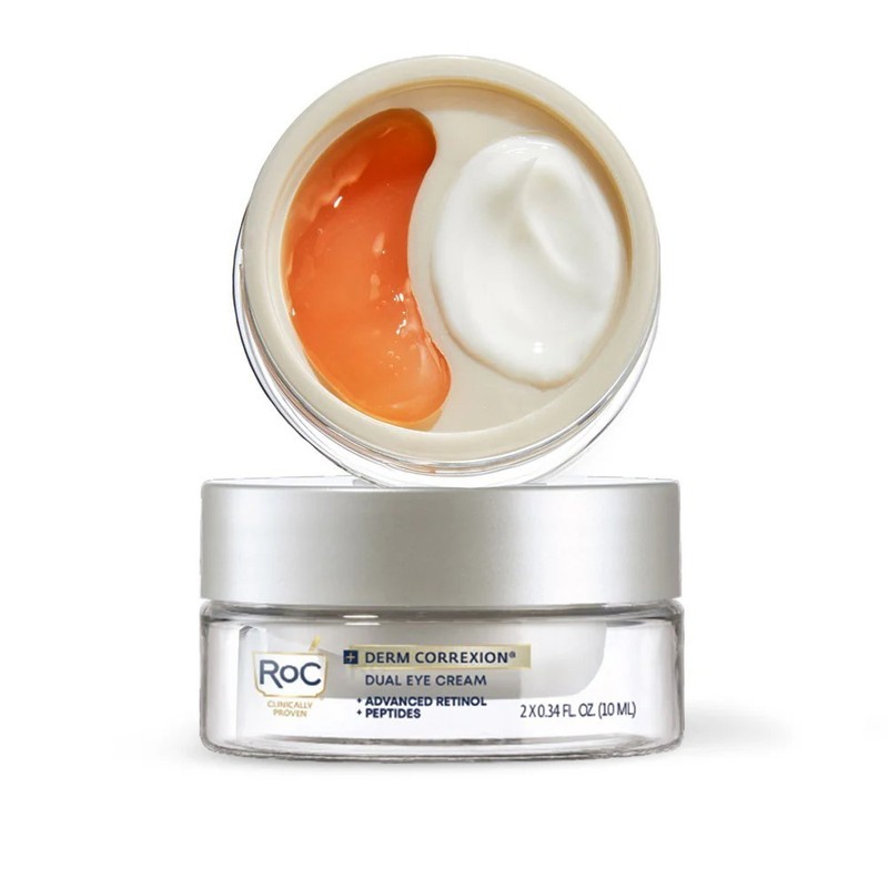 Roc Derm Correxion Advanced RETINOL Dual Eye Cream Reduce Wrinkles 2×0.34 oz