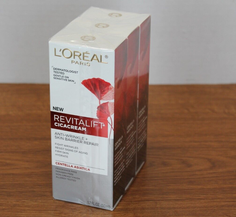 L&rsquo;Oreal Paris – Revitalift Cicacream – Anti-Wrinkle + Skin Barrier Repair 3 pack