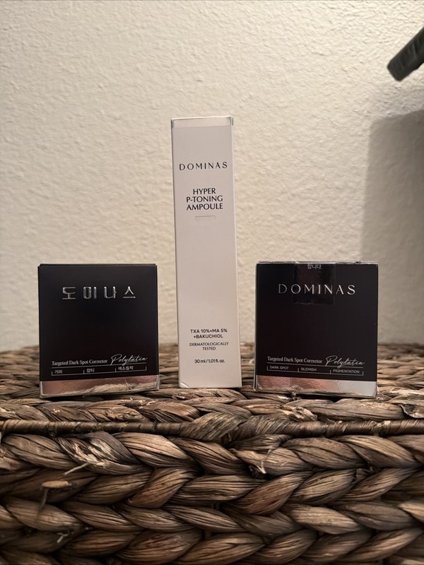 DOMINAS Dark Spot Corrector Polydatin Ampoule Set TXA Bakuchiol 30ml