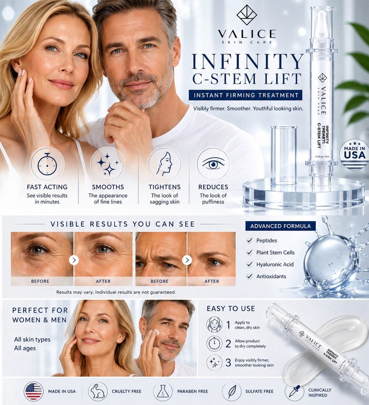 #1 Best Seller! " Instant Rapid Face Lift " Stem Cell & Peptide Serum W/ HA gallery