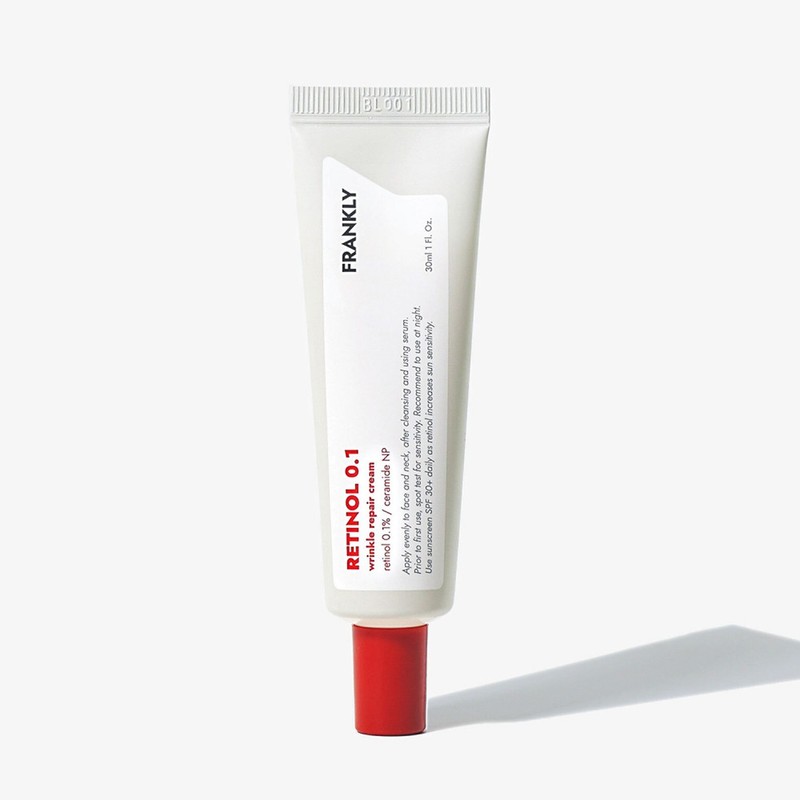 FRANKLY Retinol 0.1 Wrinkle Repair Cream 1.01oz / 30ml Anti-Aging K-Beauty