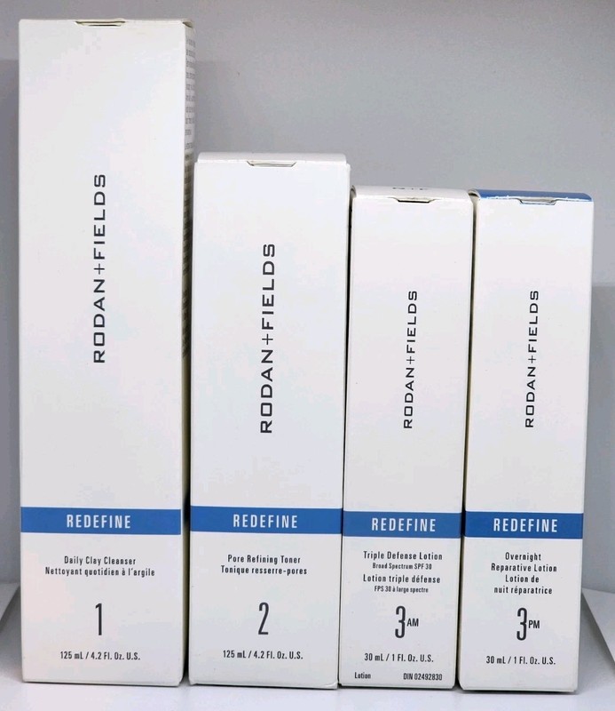 Rodan + and Fields Redefine Regimen New Formula 4 Piece Set Kit New Exp. 11/2026