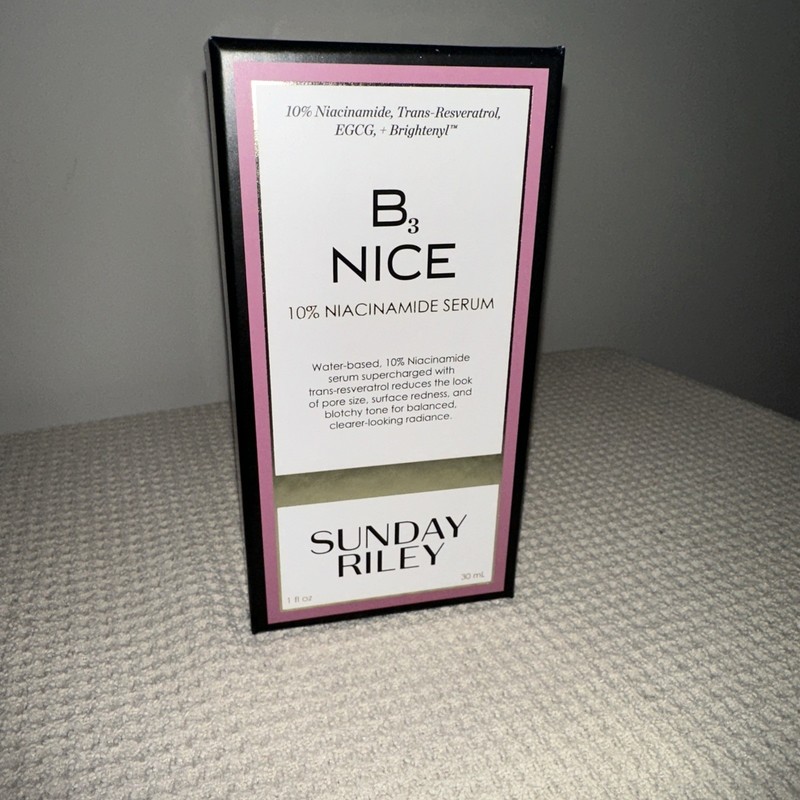 Sunday Riley B3 Nice 10% Niacinamide Serum ~ 30mL/1oz ~ NEW