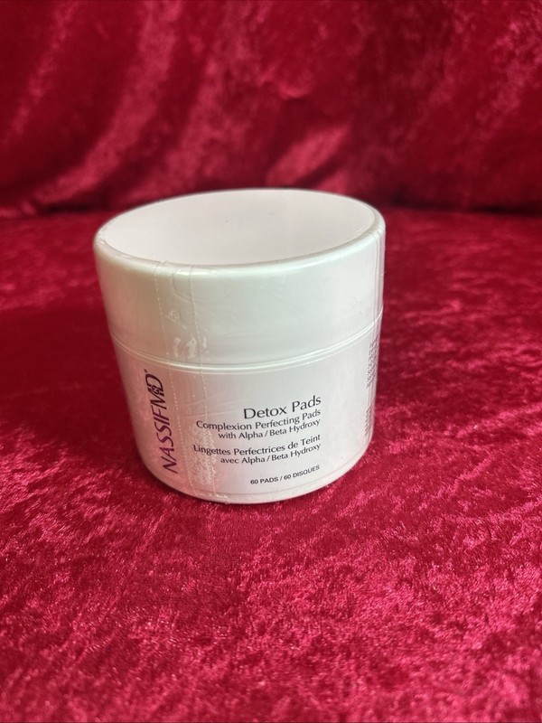 Nassif MD Dermaceuticals Detox Pads Complexion Perfecting (60 Pads) Sealed.