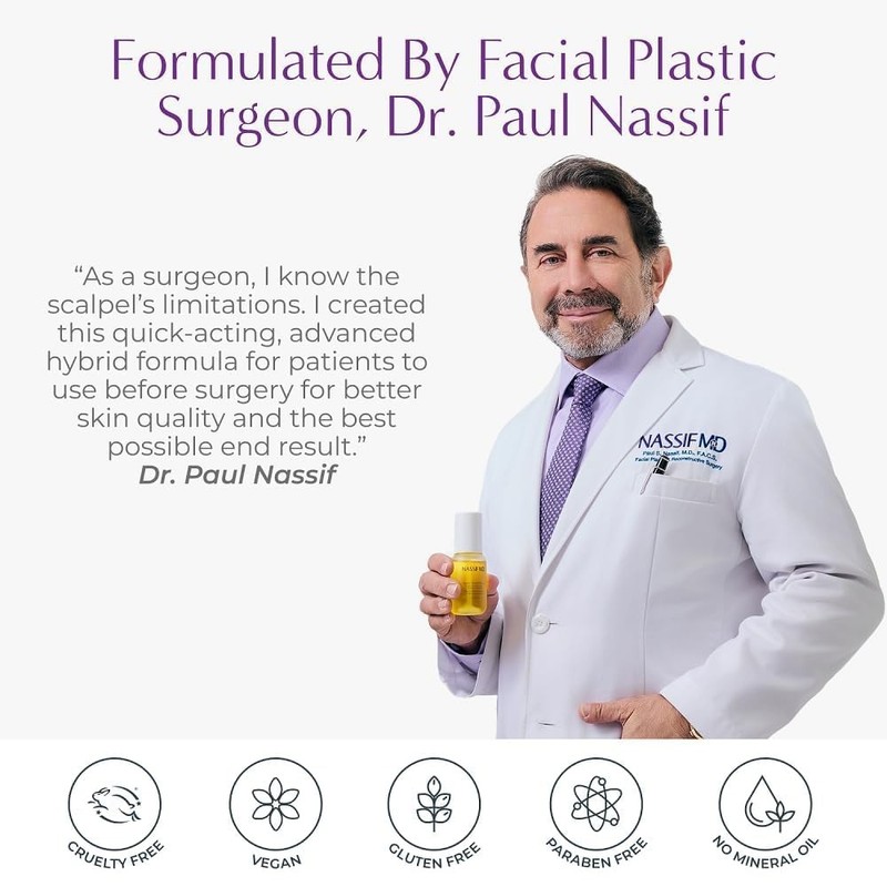 NassifMD Hydro-Screen Hydration Serum | Surgeon-Created Hyaluronic Acid Ceram... gallery