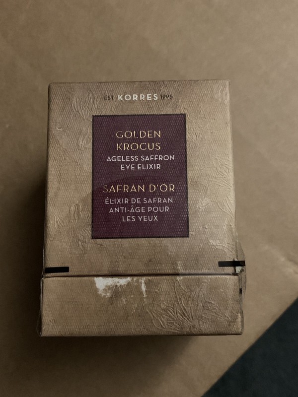 OG FORMULA KORRES Golden Krocus Safran D&rsquo;Or Elixir Ageless Saffron RARE NEW